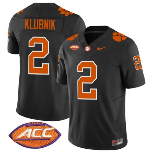 Mens Youths Kids Womens 2 Cade Klubnik Black Stitched Jersey